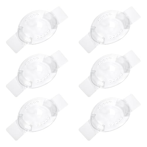 6PCS Eye Shield After Cataract Surgery, Self-Adhesive Clear Plastic Eye Patch with Ventilation Holes, Eye Care Supplies for Eye Post-Operative Recovery for Children & Adults(2.59×2 Inches)