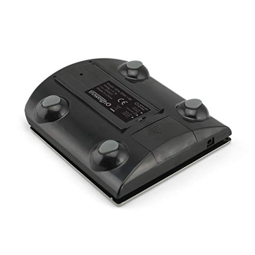 Truweigh General Compact Bench Scale - (3000g X 0.1g - Black) - Digital Kitchen Scale - Shipping Scale - Large Kitchen Scale - Digital Postal Scale - Large Food Scale - Professional Digital Scale