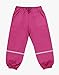 MIVEI 2T/3T/4T/5T Toddler Snow Pants Waterproof Fleece Lined Winter Warm Ski Rain Pants with Drawstring for Kids Boys Girls Rose Red