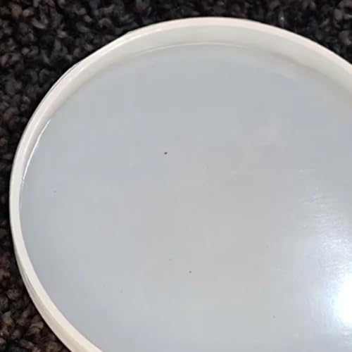 Image of R H Lifestyle Silicone Round Art Coaster Mould for Resin Art Epoxy Casting Mould Tray Photo Frame Mold Coaster 24 Inch