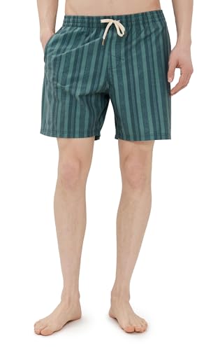 Rhythm Men's Paisley Stripe Beach Shorts 6