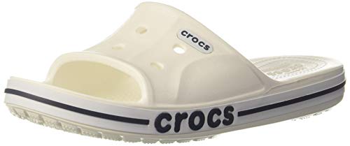 Crocs Unisex Adult Bayaband Slide White/Navy Slipper-6 Men/ 7 Uk Women (M7W9) (205392-126)