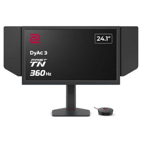 Image of BenQ Zowie XQ2566X 24.1 Fast TN 360Hz Gaming Monitor, DyAc 3, 1440p | ZOWIE Sync app, G-Sensor, Magnetic Shielding Hood,S Switch, Color Filter