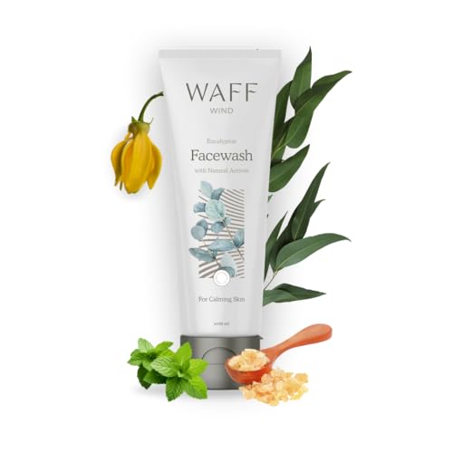Image of WAFF Face Wash | Refreshing & cooling | Deep cleansing, soothing & hydrating | Reduces acne, controls oil & evens skin tone | Sulfate-free, paraben-free, vegan | Unisex & all skin types