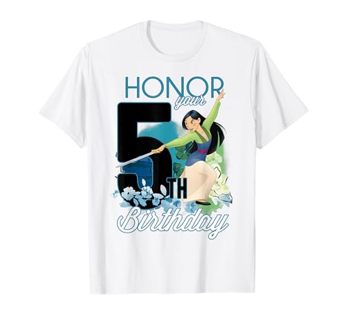 T-shirt Mulan cadeau anniversaire 5 ans original motif Disney