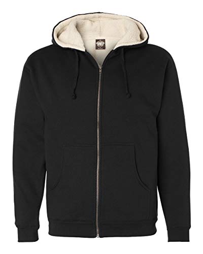 Independent Trading Co. Sherpa-Lined Full-Zip Hooded Sweatshirt, M