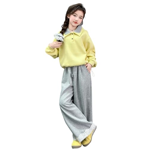 [�m�n�l�r�n�b�q] ���̎q 2�_�Z�b�g �X�E�F�b�g �㉺�Z�b�g �W���[�W �؍��� �m�� �q���� �g�b�v�X �Y�{�� �L�b�Y �K�[���Y �Z�b�g�A�b�v ���� �����O�p���c �܂�� �V���v�� ������ �^���� ������� ���n �t�H 120-170cm (JP, �g��