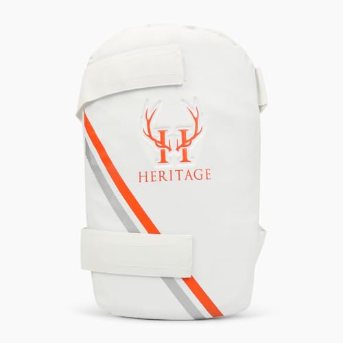 Heritage Cricket Thigh Pad Small Junior Academy Premium Cotton Construction Ambidextrous Design Offers Superior Protection and Comfort