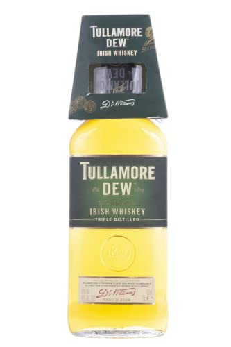 Tullamore Dew D.E.W. Irish Whiskey 40% Volume 0,7l mit Glas Whisky