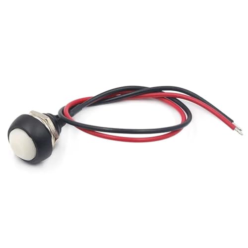 Bouton-poussoir étanche 12mm à réinitialisation automatique pour circuit auto - 2