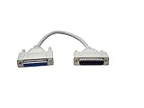 Your Cable Store 1 Foot DB25 25 Pin Serial Port Cable Male/Female RS232