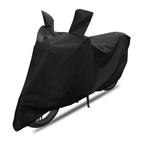 Image of All Weather Protection Scooty Bike Cover for Pulsar 150 Large - Anti UV - Dustproof - Polyester Top of The Line Scooty Cover Black