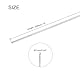 QUARKZMAN 1mm x 200mm Edelstahl Rundstab, Metall Massivwelle Stangen Drehbankstange für DIY Bastelprojekte Modellauto Hubschrauber Flugzeug 10 Stück