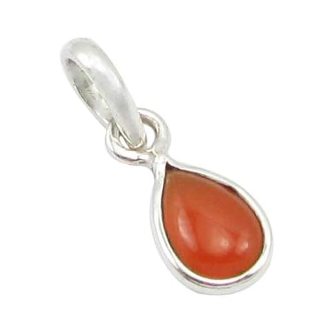 SilverStarJewel Handmade Carnelian Pendant Cover
