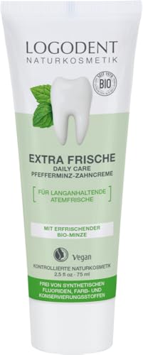 LOGODENT EXTRA FRISCHE Daily Care Menta piperita Dentifricio 18 x 75 ml
