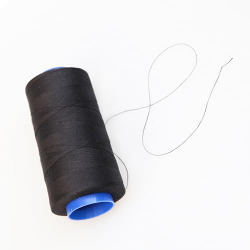 Hilo para tejer negro para accesorios de peluca miniatura 6