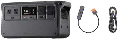 （19:30時点） 【セット買い】DJI Power 1000 車内充電コンボ 1024Wh ポータブル電源+DJI Power 車内電源ソケット - SDC 電源ケーブル カーチャージャー経由の充電に対応 キャンプ&RV車用発電機 静音動作 充電サイクル4000回対応LFP電池