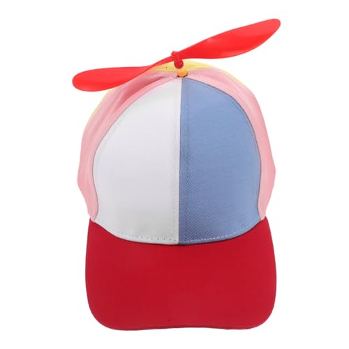 NOLITOY Detachable Propeller Baseball Cap for Outdoor Activities Creative Sunshade Hat Fun Design for Spring and Travel Cute Propeller Cap for Adults Multi