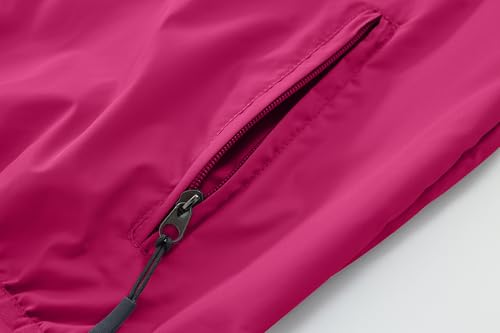 Image of Women's Lightweight Waterproof Jacket Packable Windbreaker Running Coat