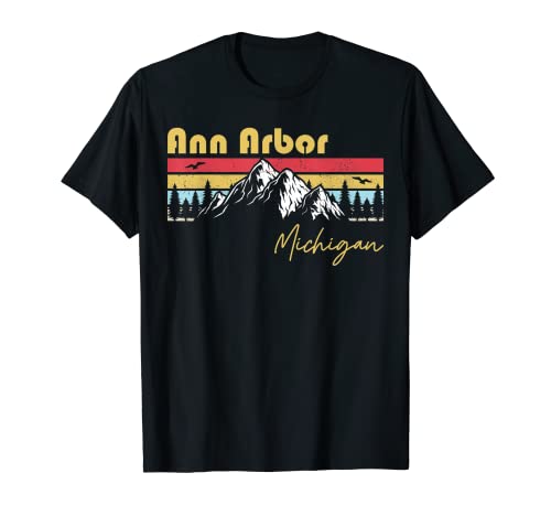 Ann Arbor Michigan Roots Hometown Vintage Home State Pride T-Shirt