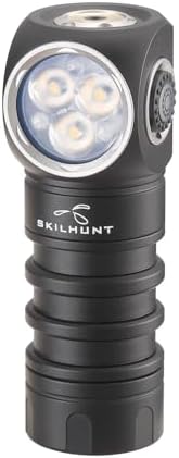 SKILHUNT H200 Mini Headlamp Flashlight,1600 lumens USB Magnetic R...
