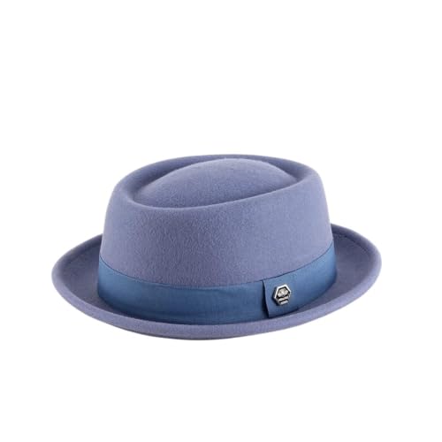 Chapeau Pork Pie pure laine feutre automne hiver chapeau élégant unisexe