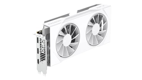 Image of XFX Swift AMD Radeon RX 9060 XT OC White Gaming Edition with 8GB GDDR6 HDMI 2xDP, AMD RDNA 4 RX 9060XT RX-96TSW8GWQ