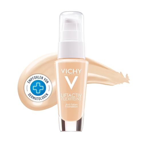 Vichy Liftactiv Flexiteint, Make-up, Textur mit Lifting-Effekt, Lichtschutzfaktor 20, Farbton Opal 15, 30 ml
