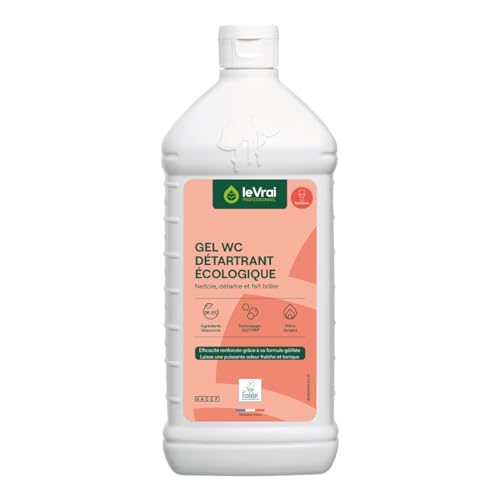 ENZYPIN - Gel WC disincrostante - Prodotto di cura anticalcareo pronto per l'uso - Certificato Ecolabel - 96% di ingredienti biologici - Profumo di pino delle Landes - Produzione francese - Flacone da 1 L