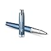 Parker IM penna roller | Azzurro e grigio premium con finiture cromate | Punta fine con ricarica di inchiostro nero | Confezione regalo