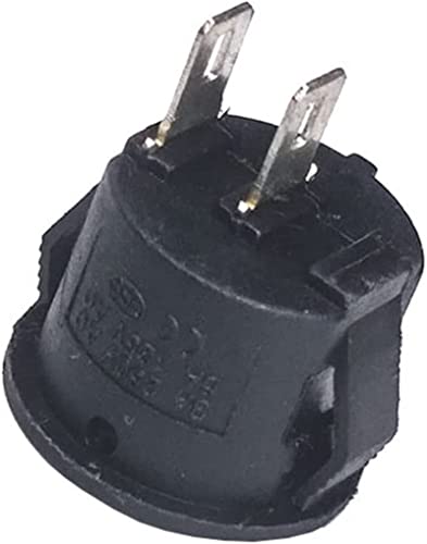 Bouton d'interrupteur d'alimentation rond et compact 16 mm avec 2 broches - 7