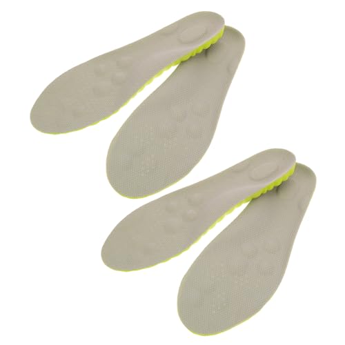 2 pares de plantillas transpirables de masaje de PU para hombres y mujeres miniatura 1