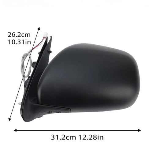 Rétroviseur Hiace 200 gauche pliable manuel 3 broches pour utilitaire TRH KDH 2005-2013 - 4