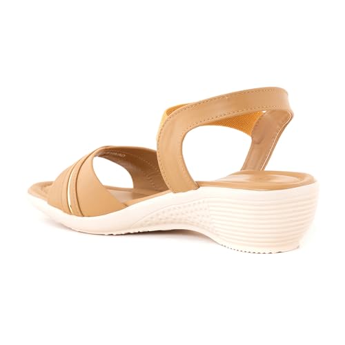 Image of Khadim's 6511296 Lightweight Durable Extra Soft Trendy Premium Stylish Casual Slingback Heels For Women