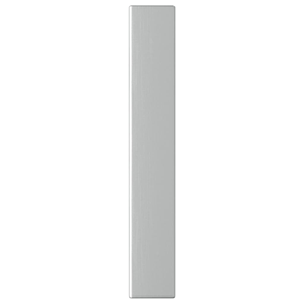 Set di 20 maniglie per mobili, in acciaio inox, colore argento, distanza tra i fori di 64 mm, per cassetti, armadi, cassettiere, cucina, bagno, superficie spazzolata, per ristrutturazione e