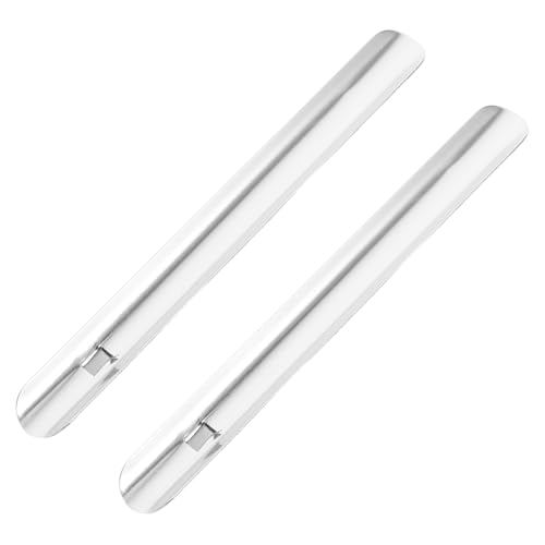 minkissy 2 pièces Balayeuse Miettes Inox Raclette Ramasse Table Portable Grattoir Robuste pour Nettoyage Bureau et Restaurant Outil Facile et Acier Résistant Rouille