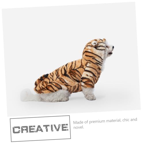 Disfraz para perro con estampado de tigre talla S miniatura 6