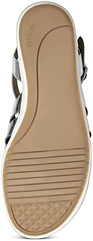 Aerosoles Women's Flat Sandal, SILVER PU, 6 | Image 4