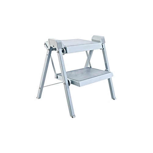 Preisvergleich Produktbild IAIZI Tritthocker, Faltbare verdickte Leiter, Rutschfeste Rolltreppenleiter