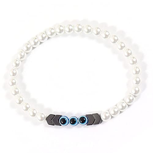 Bracelet de Perles pour retrouver l'équilibre avec pierres blanches