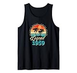 Photo Gallery legend since 1959 retro sunset compleanno canotta Photo Gallery legend since 1959 retro sunset compleanno canotta