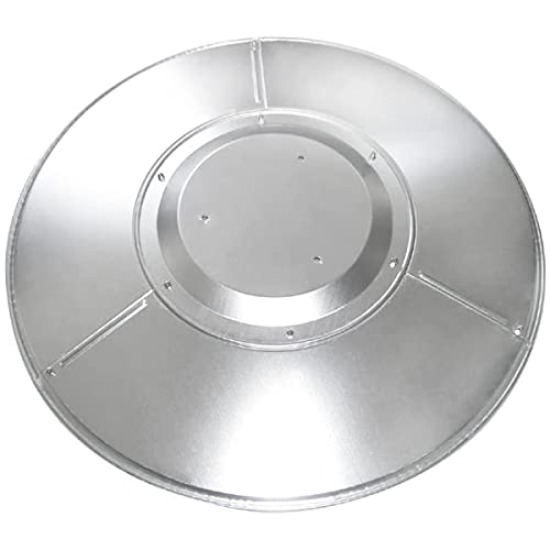 Patio Heater Reflector Shield, Outdoor Heater Replacement Parts - 3 Hole Mount Top, 33 Inches Dome #TOP21
