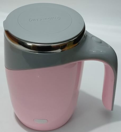 Image of Self Stirring Mug,Rechargeable Automatic Magnetic Self Stirring Coffee Mug,Rotating Home Office Travel Mixing Cup, for Coffee, Chocolate, Milk, Protein,Cocoa Etc, for Office, School, Gym, Gift, Pink