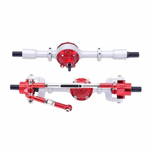 RC �J�[ �A�N�Z�T���[ For WPL C14 C24 C34 C44 B14 B24 1/16 �����[�g�R���g���[���J�[�A�b�v�O���[�h�p�[�c�A�N�Z�T���[ 1�y�A���^���t�����g�ƃ��A�A�N�X���L�b�g(Silver Red)