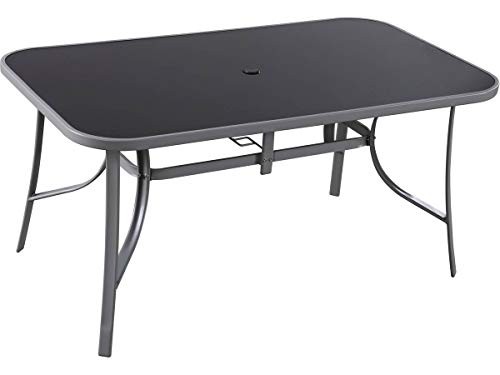 Habitat et Jardin Gartentisch Cordoba - Phoenix - 6 Sitzplätze - Silber