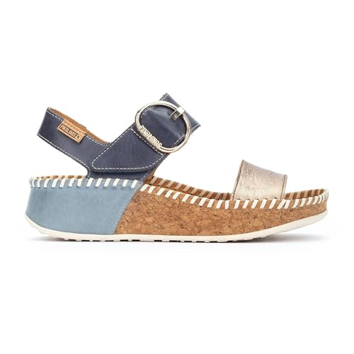 Sandales pour femme Pikolinos Marina en cuir véritable tressé main