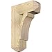 Ekena Millwork BKT06X18X26LEC04RDF Legacy Craftsman Bracket, 18"D x 26"H, Rough Sawn Douglas Fir