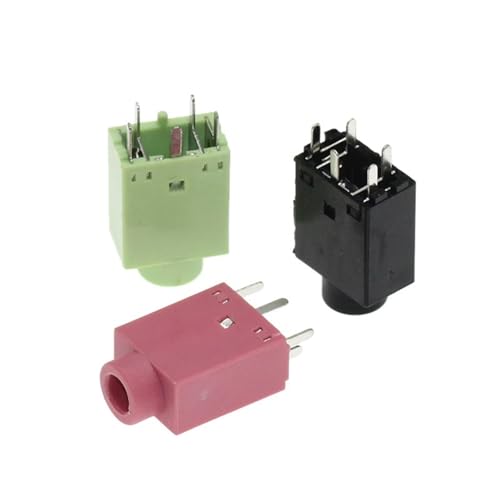 Conector Jack 3.5mm PJ358 de 5 Pines con Conexión Estable Dip Pack de 10 2