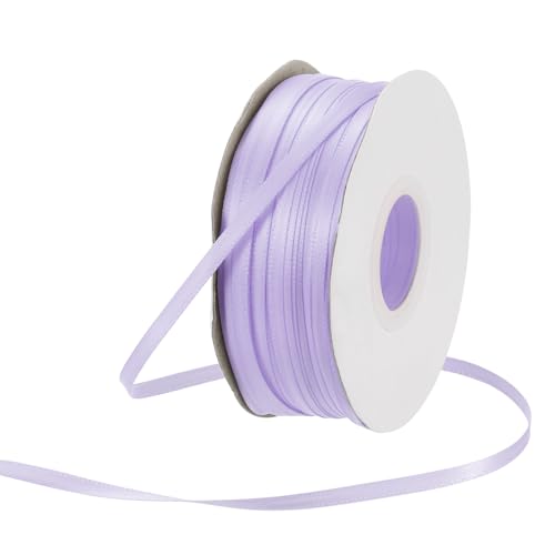 Rebower 1/8 Inch 100 Yard Satin Ribbon Thick Double Face