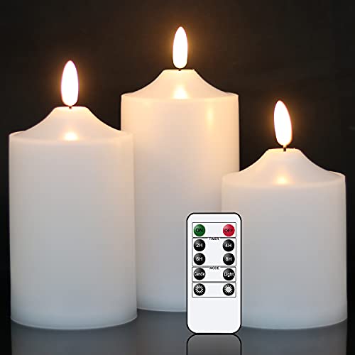 Bougies LED étanches extérieur pour éviter la cire fondue et le vent dans le jardin